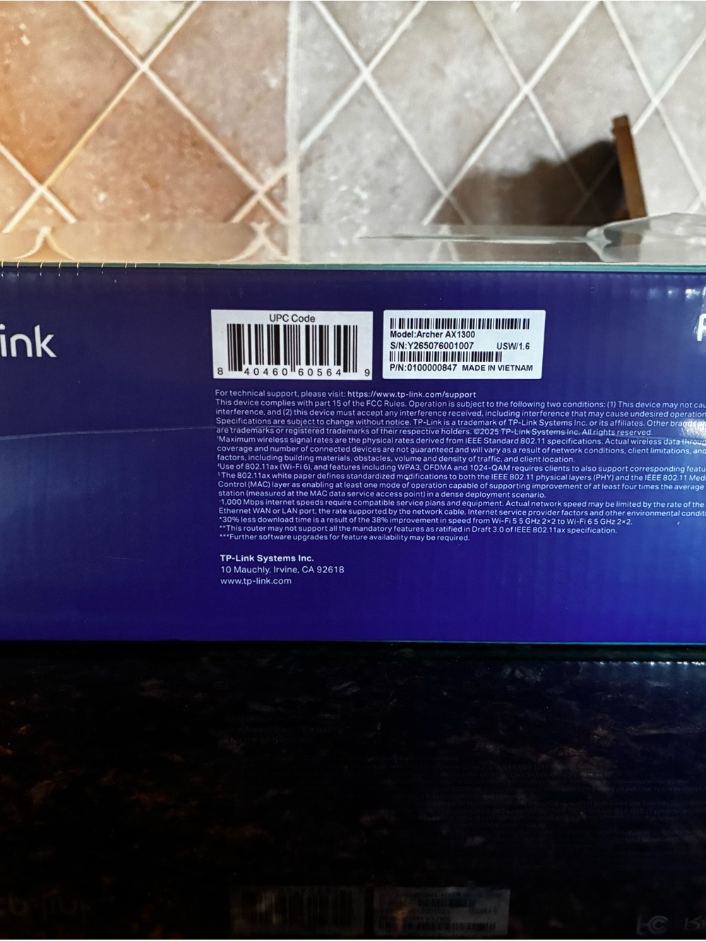 TP-Link Archer AX1300 Wi‑Fi 6 Router - Picture 5 of 5